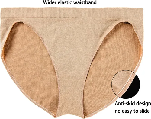 Vista 6 de QZSH Ropa interior de ballet para niñas y mujeres, sin costuras, correas ajustables