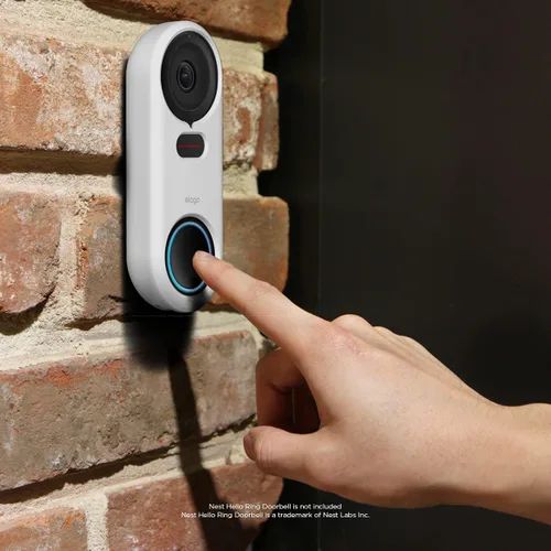 Vista 8 de elago Funda de silicona para Google Nest Hello Doorbell Cover (cableado) Protección completa, compatible