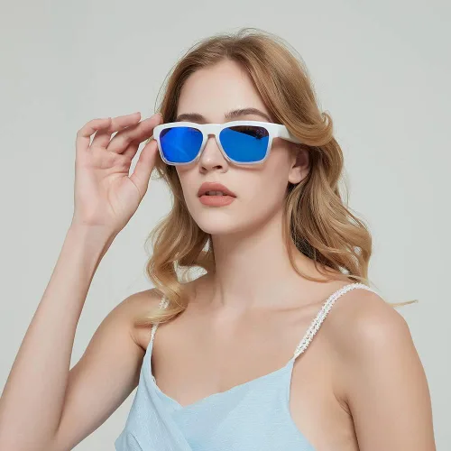 Vista 6 de OhO sunshine Gafas de sol de audio Bluetooth, gafas deportivas ligeras de oído abierto, tiempo de reproducción de 10 horas, resistente al agua