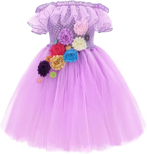 Vista 2 de Disfraz de princesa Cenicienta para niñas, vestido de fiesta de cumpleaños, Halloween