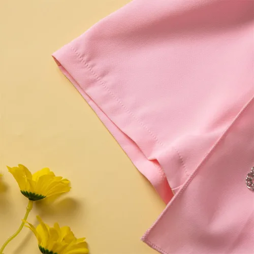 Vista 2 de Trajes de dos piezas para niñas pequeñas para otoño e invierno, camisa de manga larga de algodón sólido, 4 meses, niña