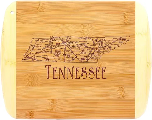 Vista 39 de Totally Bamboo A Slice of Life Alabama State Tabla de servir y cortar, 11 x 8.75 pulgadas