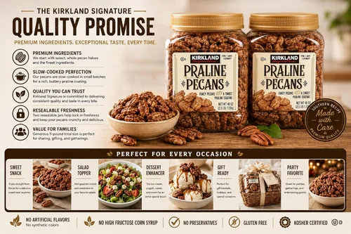 Vista 4 de Kirkland Signature Praline Pecans 2.5lb (paquete familiar) Paquete de 2
