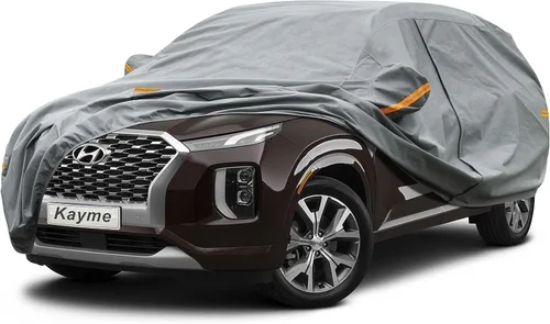 Vista 159 de Kayme Funda de Coche de Servicio Pesado Impermeable para Todo Tipo de Clima, Ajuste Personalizado para Tesla Model S, Cubierta Exterior Completa