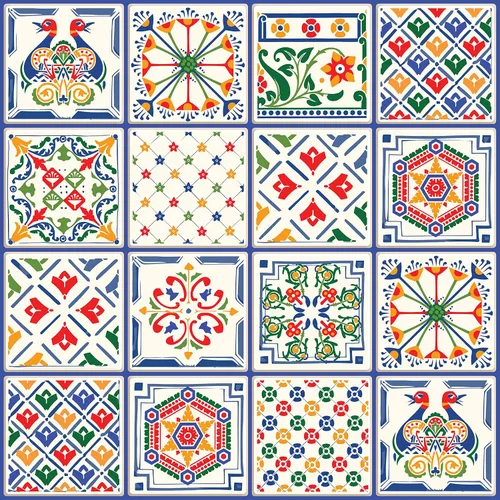 Vista 13 de IRI-GIRI Adhesivos para azulejos de loseta en muro Calcomanías de pared de vinilo impermeables de 4 x 4 pulgadas para cocina y baño Azulejos