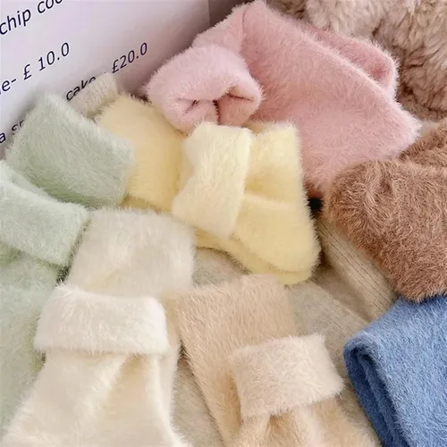 Vista 4 de TRENIS Cute Sleeping Socks Autumn Winter Thickened Super Soft Mid-tube Socks
