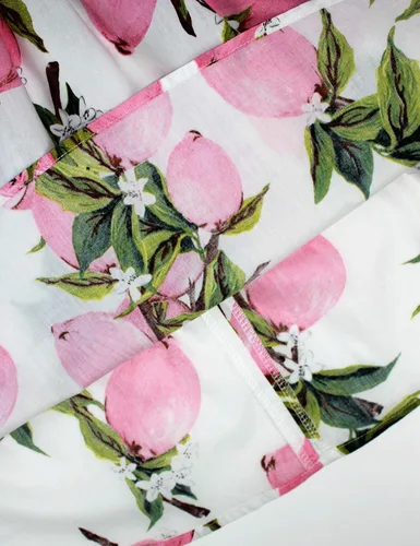Vista 221 de Vestido de verano para niña, de algodón, con diseño floral