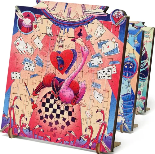 Vista 7 de iDventure Cluepuzzle Puzzle Adventure Alicia in Wonderland Rompecabezas secuenciales caja de rompecabezas para adultos y mayores de 10 años Caja