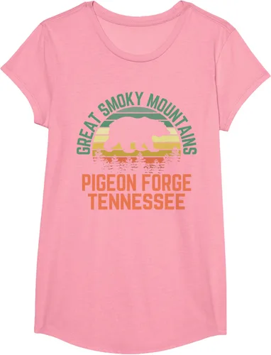 Vista 62 de Camiseta Pigeon Forge Great Smoky Mountains National Park Tennessee, Negro, S
