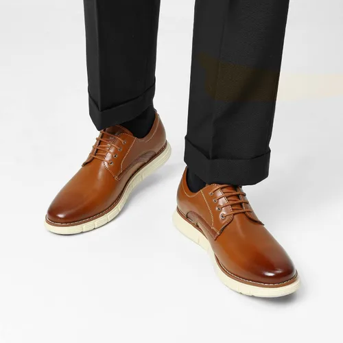 Vista 6 de Bruno Marc Tenis de vestir, calzado formal estilo Oxford, para hombre