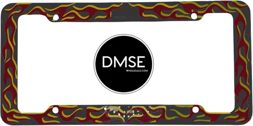 Vista 3 de DMSE - Soporte para marco de matrícula de plástico, diseño decorativo para cualquier vehículo o camión
