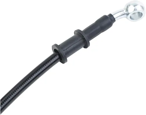 Vista 5 de 400-2400mm AN3 1/8pulgada 28 90 Grados M10 Manguera de Freno Hidráulico para Motocicleta de Acero Inoxidable Trenzada para ATV Moto Motocross Pit