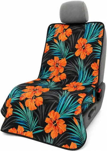 Vista 10 de Malo'o Funda impermeable para asiento de automóvil, protector universal de asiento de neopreno para automóviles, camiones y SUV, protege contra