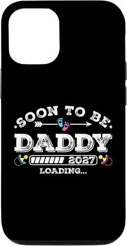 Vista 28 de Soon to Be Daddy 2027 Loading for Pregnancy Announcement Case for iPhone 17