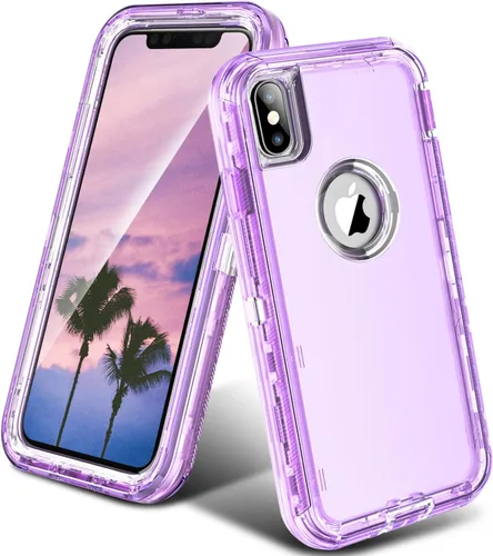 Vista 11 de ORIbox - Funda compatible con iPhone XS Max, acabado suave de silicona líquida exterior