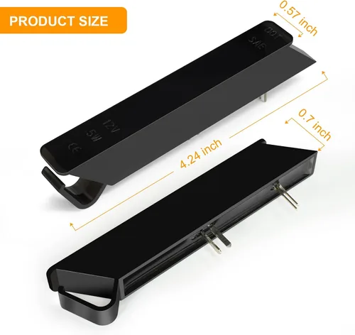 Vista 5 de Luces LED de señal de giro para espejo lateral Compatibles con Ford F150 2004-2014 Lámparas Reflectoras Raptor 2010-2014 Expedition 1997-2007 Luces