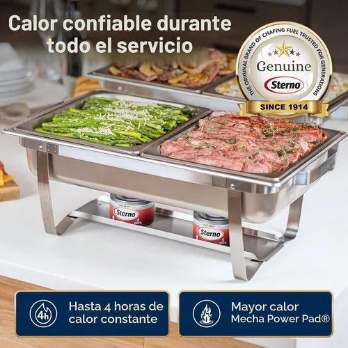 Vista 2 de Sterno Safe Heat PowerPad - Combustible para rozaduras, 4 horas