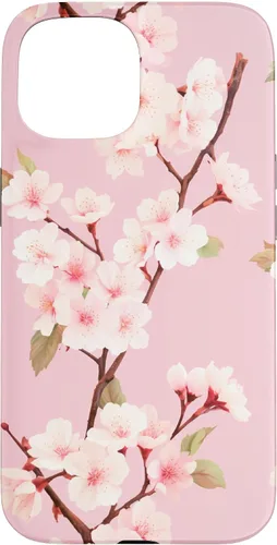 Vista 6 de Japanese Cherry Blossom Floral Flower Pattern Pastel Pink Case for iPhone 17