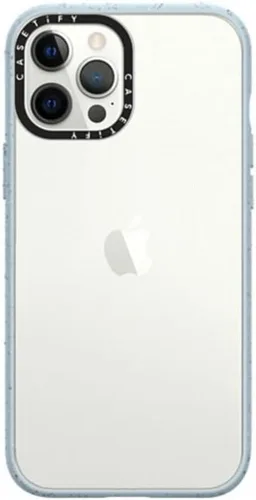 Vista 11 de CASETiFY Impact - Funda para iPhone 12 Pro Max, color negro transparente