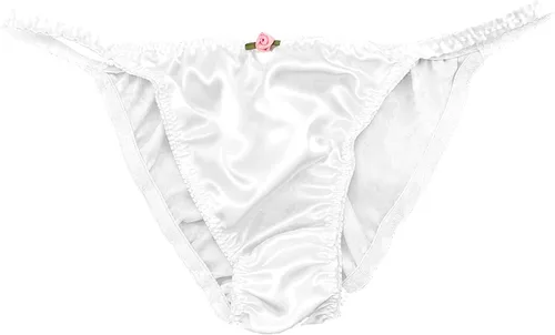 Vista 4 de Satini Tanga Bikini Bragas de satén para mujer