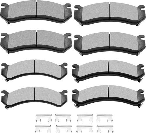 Vista 13 de SCITOO Kits de pastillas de freno de cerámica D465 D374 Reemplazo delantero y trasero para Acura CL 1997-1999, para Honda Civic 2002-2003 200-2011