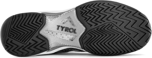 Vista 7 de Tyrol Zapatos de pickleball Smash para hombre, NegroPerla Humo