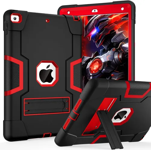 Vista 8 de Cantis - Funda para iPad de 9.ª generación/ 8.ª generación/ 7.ª generación, funda protectora resistente a los golpes con construcción robusta
