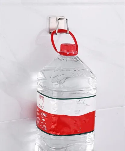 Vista 6 de Soporte para tapa de olla, 2 pares de organizadores de tapa de olla de montaje en pared, acero inoxidable 304, autoadhesivo, para puerta