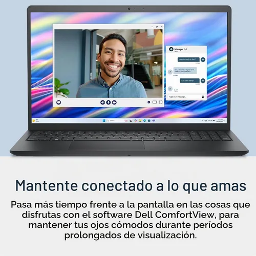 Vista 3 de Dell 15.6 Laptop, FHD, Intel Core 3 100U, 8GB RAM, Windows 11 Home