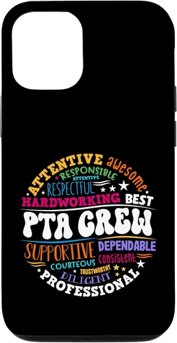 Vista 25 de iPhone XR Parents Teacher Association Team Supporter PTA Crew Case