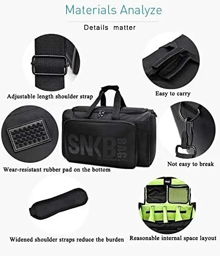 Vista 4 de ARTFILIF Bolsa de zapatos para viajes, bolsa de tenis de viaje, bolsa de lona para zapatos para viajes, bolsa de gimnasio deportiva para mujeres