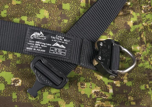 Vista 4 de Helikon-Tex Patrol Line, cinturón táctico Cobra FX38 con anillo en D