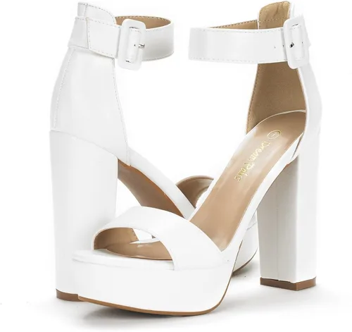Vista 3 de DREAM PAIRS Hi-Lo - Sandalias de tacón alto y plataforma para mujer