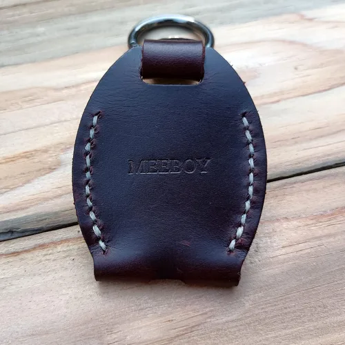 Vista 22 de Handmade Keychain Leather Protective Key Holder Large Capacity Protective Case Key Cover Protective Case Keychain