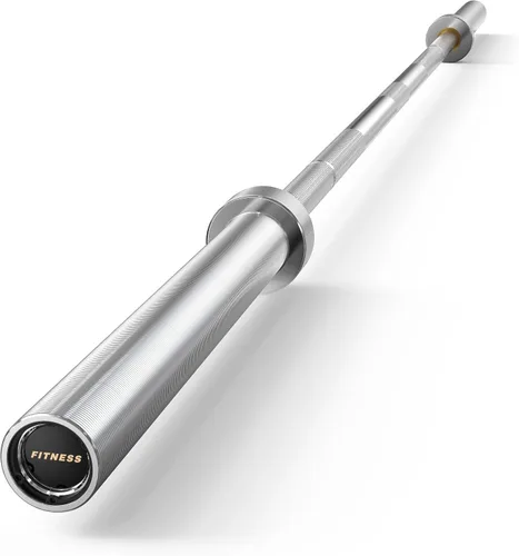 Vista 11 de Olympic Barbell, 4ft, 5ft, 6ft & 7ft Weight Bar, Multiple Options 2-Inch Needle Bearings, Hard Chrome Coating, Knurled Grip, Powerlifting, Bench