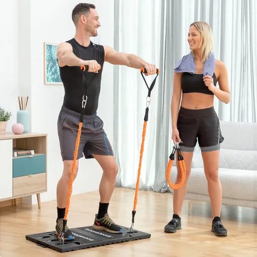 Vista 4 de Sistema de Entrenamiento Integral Portátil con Guía de Ejercicios Gympak Max InnovaGoods