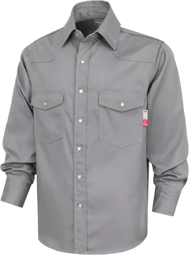 Vista 8 de Titicaca FR Shirt Flame Resistant Work Shirt Men's Cotton 7.5oz Welding Shirt