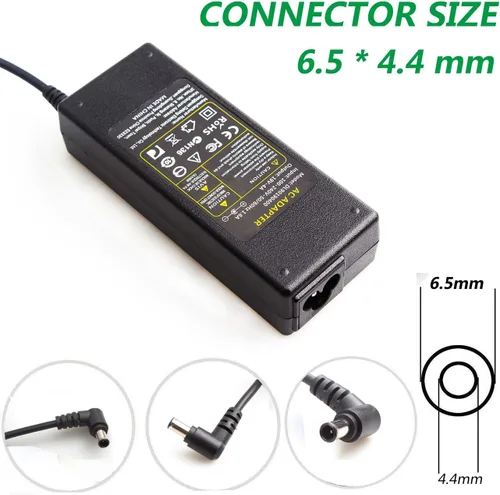 Vista 2 de Cable adaptador para LG Monitor 19V DC Electronics 32" 27" 24" 19" 20" 22" 23" Monitor de TV LG 27 27MN60T-W 27ML600M 24M47H-P 24MP55HQ 27ML600M-B