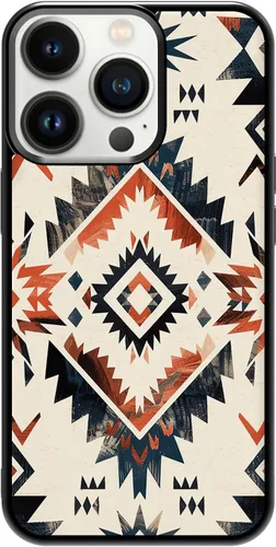 Vista 269 de Funda de teléfono Qizijio estilo azteca a prueba de golpes y protectora para iPhone 7/8/SE