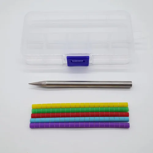 Vista 4 de FOIBURELY 100 bandas para patas de pájaro para pata Gouldian Zebra Finch Canary Society Bird Foot Ring con 1 instalador (diámetro de 0.118 in)