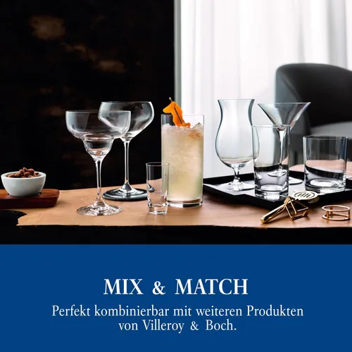 Vista 8 de Villeroy & Boch Purismo - Juego de 2 vasos para cerveza, 6.25 in/22 oz, cristal transparente