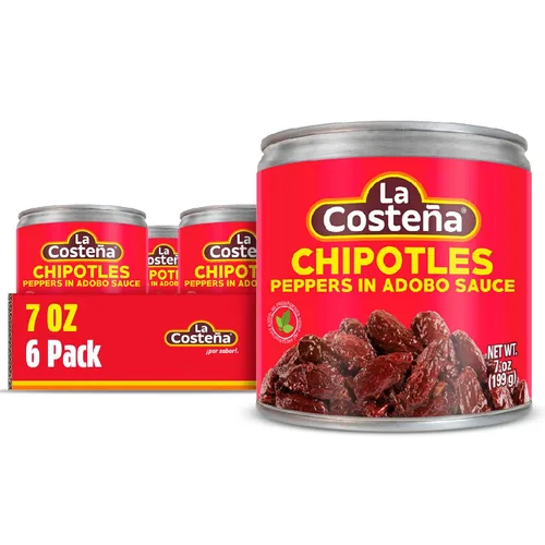 Vista 4 de La Costeña Pimientos chipotle en picados, tarro de 8.11 onzas (paquete de 3)