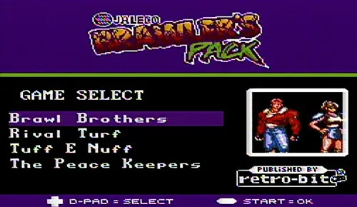 Vista 5 de Retro-Bit Jaleco Brawler's Pack SNES Cartridge - 4 Games in 1 - Super NES
