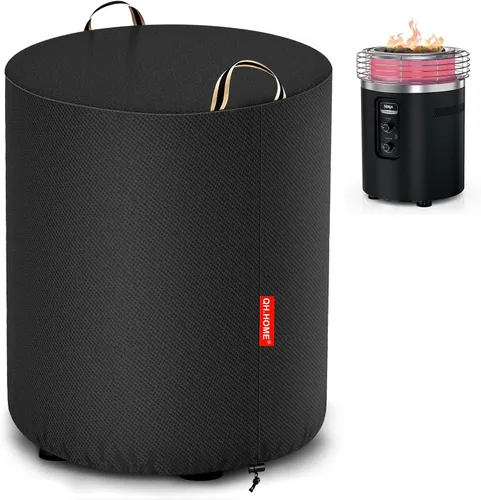 Vista 9 de QH.HOME - Cubierta rectangular para hoguera de 42 pulgadas, 600D resistente, 100% impermeable Fits 39-42 Inch Outdoor Propane/Gas Fire Pit