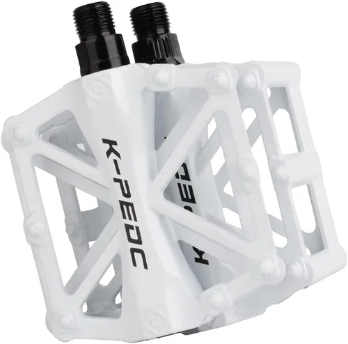 Vista 8 de TXJ Sports Pedales de bicicleta 9/16 "Pedales de bicicleta de montaña, pedales de plataforma ligeros de aluminio para bicicletas de carretera BMX MTB