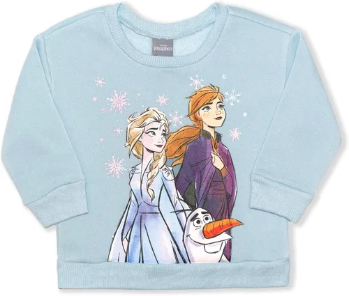 Vista 2 de Disney Princess - Conjunto de 2 piezas con capucha y manga larga con cremallera para niñas pequeñas