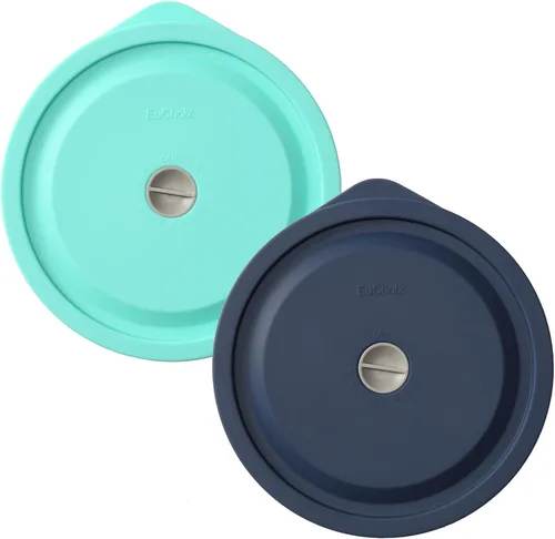 Vista 24 de Tapas de repuesto para Pyrex 7200-PC de 2 tazas, tapa de cobertura de almacenamiento redonda de silicona para tazón de vidrio Anchor Hocking Beige 4