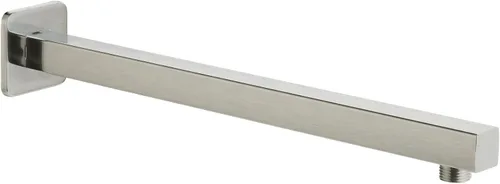 Vista 12 de Voolan Brazo de ducha redondo de 15 pulgadas con brida y cinta de teflón, brazo de extensión para regadera fija de baño, acero inoxidable sólido