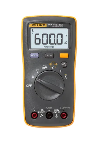 Vista 7 de Fluke Multímetro digital del tamaño de la palma 106 (EE. UU.), CAT III 600V CAT III 600V