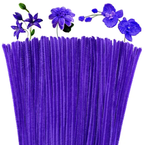 Vista 9 de Giwrmu 200 piezas 20 colores Limpiapipas para Manualidades, Limpiapipas Tallo de Chenilla, Palitos Difusos Suministros para Manualidades